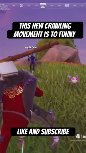 New crawling movement in Fortnite chapter 7 ￼#fortnite