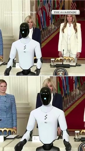 Melania Trump presents humanoid AI robot that speaks Bengali, 10 other languages