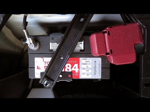 Toyota RAV4 Hybrid (2016-2018): 12V Battery Location.