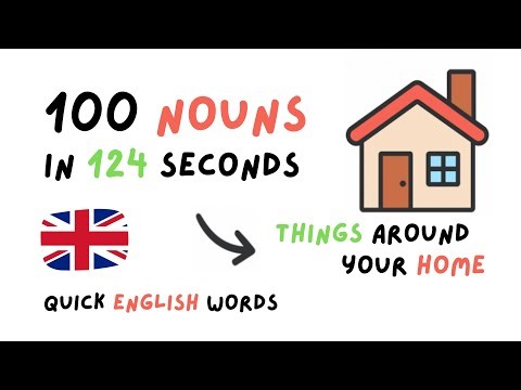 English Words - Home nouns - Check your knowledge