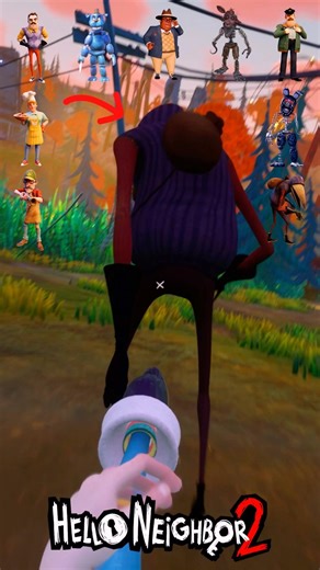 FNAF vs Hello Neighbor 2 - WHO IS SCARIER? #shorts #helloneighbor #fnaf