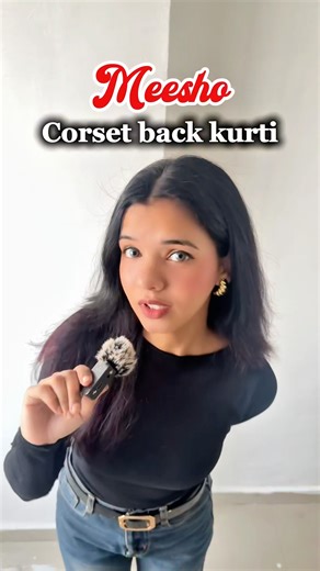 👉 Meesho Corset Back Kurti Haul 😍 | Trending Kurti Style for Girls #kurtidesign #meeshohaul #fypシ