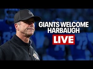 LIVE: NY Giants introduce new head coach John Harbaugh
