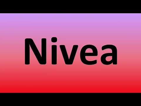 How to Pronounce Nivea Correctly