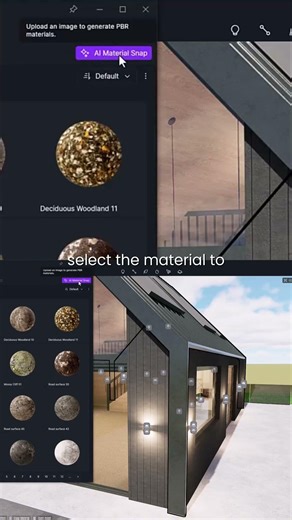 Fast and Easy AI Material from References With D5 Render AI Material Snap!