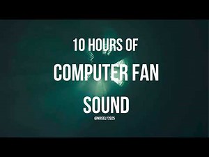 10 HOURS | Computer Hum Ambience for Deep Concentration, Focus & Sleep| Noisely2025