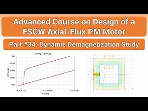 Dynamic demagnetization study of an AFPM motor (Part #34)