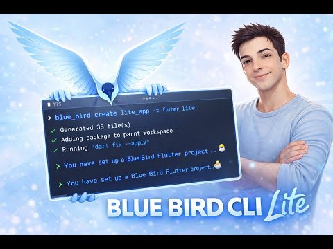 Blue Bird CLI Lite: The Faster Way to Start a Flutter App (No Monorepo!)