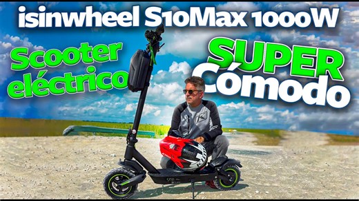 isinwheel S10Max 1000W • Mejor Patinetes Eléctricos Calidad-Precio Todo Terreno