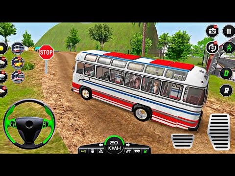 New Van Minibus Driver Simulator Game's -Minibus Stimulator 3D Offroad- Bus Gameplay
