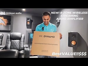 Best 8 Zones Streaming Audio Amplifier By: Obrique Audio DYNAMOAMP Multi Channel Streaming Amplifier
