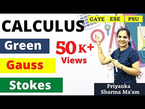Green Gauss & Stokes Theorem GATE PYQs I Vector Calculus | Engineering Maths by Priyanka Mam