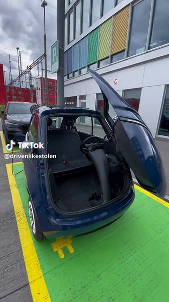 Step into the Microlino with me! #Micro #Microlino #Microlinocar #Microlinocars @Microlino