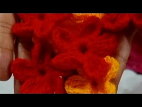 How to Make Wool Flower at Home 🧶 | Easy Step-by-Step Tutorial | #HandmadeCraft