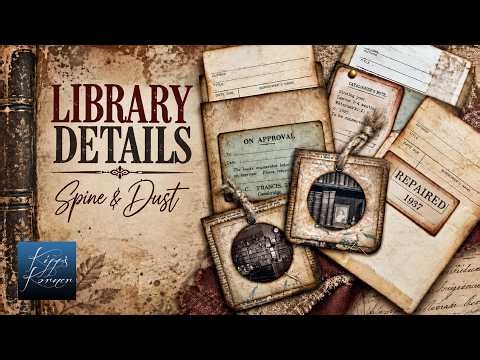 Playing with Paper: Small Tags & Library Card Pockets | Spine & Dust