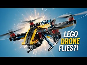 I Tried Building a Real Drone Using Only Lego Parts!