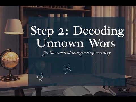 Who else wants to crack the mystery of unknown words without a dictionary