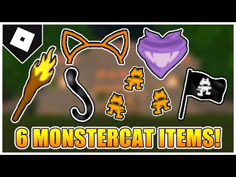 How to get TORCH, GLOWING EARS, BANDANA, TAIL, FLAG & TRAIL in MONSTERCATS LOST CIVILIZATION​ [RBLX]