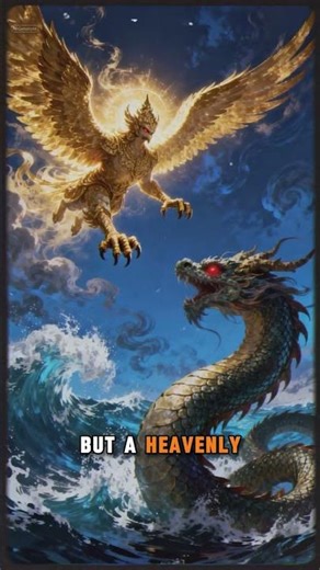 Don't Miss This 1-Minute Fight Between Garuda and Dragon!