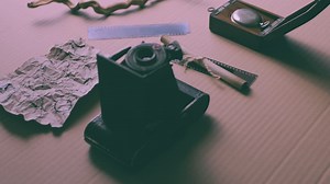 Vintage camera and film background - Free Stock Video