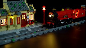 BOOZUU Light Kit for Lego-76423 Hogwarts-Express-Train Set with Hogsmeade-Station - Compatible with Lego Harry Potter Building Block Set for Adult, Lego Set Not Included