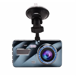 Camera Video De Bord Auto, IMODIX®, Camera Marsarier, FULL-HD 1080P, Display LCD 4 Inch, Vedere Nocturna, Unghi Marit de 170°, Senzor G, Detectarea Miscarii, Inregistrare In Bucla, A10, Albastru - eMAG.ro