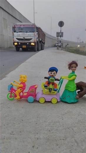 Remote Control Scooty Girl And Monkey Scooter Unboxing And Testing Short ||