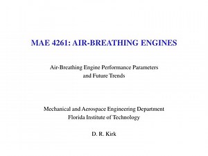 MAE 4261: AIR-BREATHING ENGINES - SlideServe