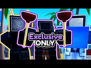 I ONLY Used EXCLUSIVE UNITS... (Toilet Tower Defense)