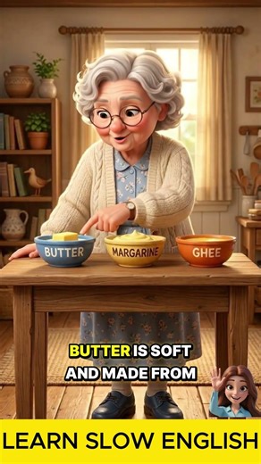 Butter vs Margarine vs Ghee | Learn the Difference in English