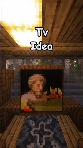 How to build a TV in Minecraft Tutorial! #minecraft