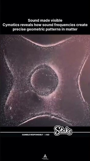How sound frequencies create precise geometric #shorts