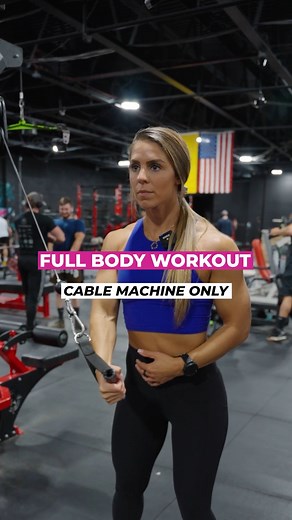 The Only 6 Exercises You'll Ever Need For The Ultimate Cable Machine Full Body Workout 🏋️‍♀️ Here's what I'm working with: 💪 Cable Curls: Arms 💪 Cable Pushdowns: Triceps 💪 Single-Arm Chest Fly: Chest 💪 Cable Front Raises: Shoulders 💪 Cable Lat Pulldown: Back 💪 Front Squat: Legs Save it and try it out next time you want a powerful full-body workout! . . . . . . . . . . #StrengthTraining #HealthyLifestyle #FitnessCommunity #MuscleBuilding #FitnessTransformation #MacroNutrition #EmpowerYours