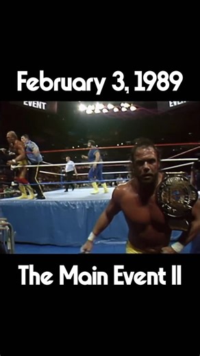 Rampage on Instagram: "On this day in 1989: The Mega Powers (Hulk Hogan and Randy Savage) (with Miss Elizabeth) defeated The Twin Towers (Akeem and Big Boss Man) (with Slick) #worldwrestlingfederation #wwe #wwfgoldenera #hulkhogan #machoman"