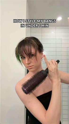 COMMENT IF YOU HAVE BANGS! ❤️ #shorts #hair