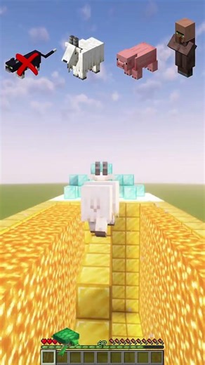 Lava Gold Line Run vs Better Mobs #minecraft