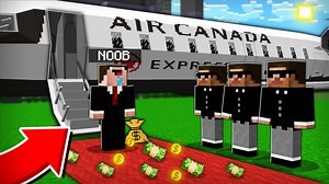 NOOB BECAME the RICHEST PERSON in MINECRAFT ! NOOB vs PRO 100% MINECRAFT TROLLING TRAP