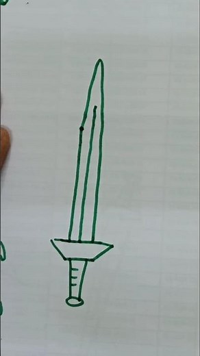 Easy Sword Drawing | How to draw sword Drawing| Talwar Drawing #sword