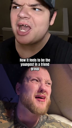 How it feels to be the youngest in the friend group ￼