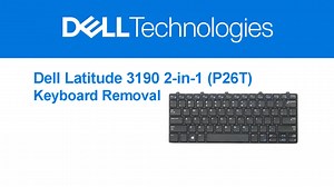 How to Remove Latitude 3190 2-in-1 Keyboard