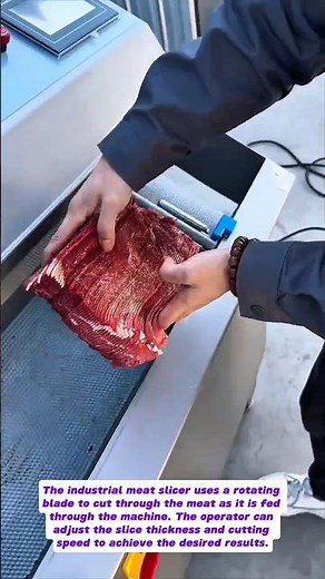 High-Speed Meat Cutting: Industrial Slicer Technology in Action