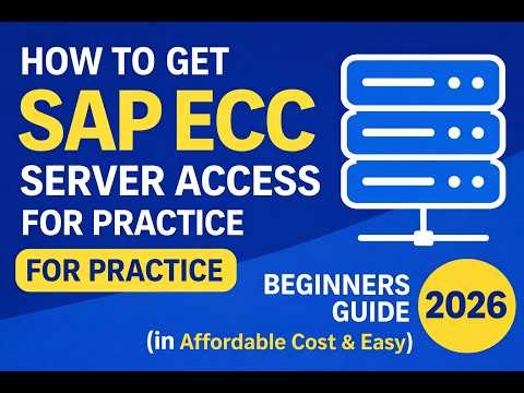 How to Get SAP ECC Server Access for Practice|Beginners Guide 2026(in Affordable Cost & Easy)#sap