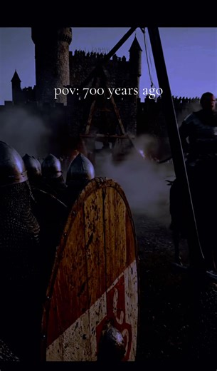 An average day 700 years ago. You marched in formation through the forest, shields locked, drums echoing through the trees. Now you stand on the battlements… and they’re at your gates. An army gathers in the valley below. Siege towers rise. Trebuchets creak in the fog. The air is cold. The sky is dark. The drums don’t stop. Two sides. One castle. No mercy. Would you hold the line… or surrender? ⚔️🔥#castle #pov #lord #fyp #war