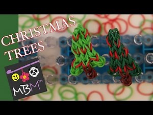 Rainbow Loom Band Christmas Tree Charm