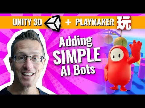 Unity Playmaker - Simple Bot AI using Unity Navmesh Target