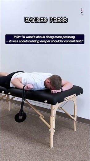 🏋️ Banded Press – Layer rotation into functional pressing #infraspinatus #shoulderstability #rotato