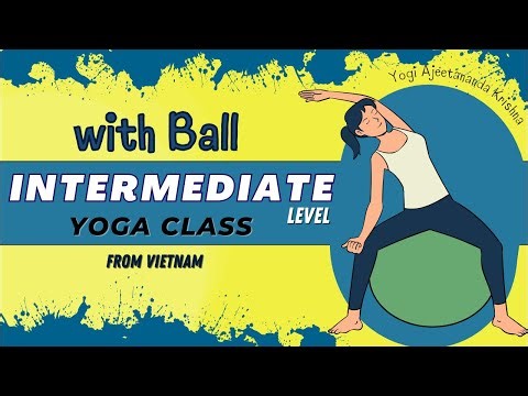 🔴LIVE : Yoga With the Ball || Beginners To Intermediate Level Yoga Class || From Vietnam #trending