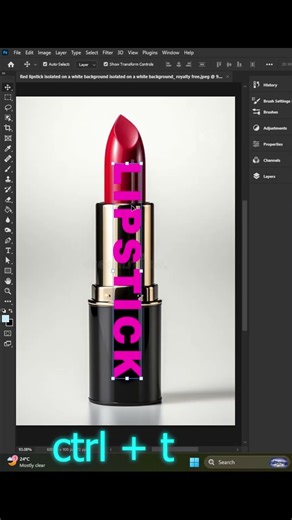 Photo Manipulation in Photoshop Typography Photoshop Tutorial #shorts #photoshop #adobephoto