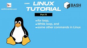 Linux Tutorial Part 11: for loop, while loop and all that