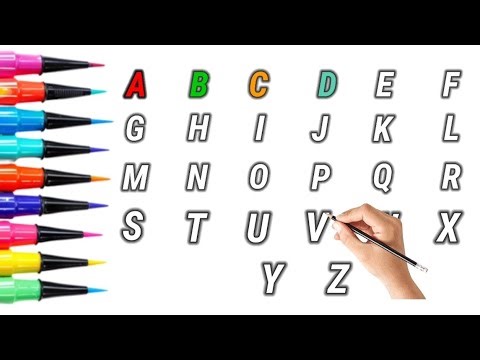 ABCD Colours TV 🙋🖌️ | abcd for toddlers | abcd for kids | a for apple 🍎 | b for ball 🏈 | c for cat 🐈